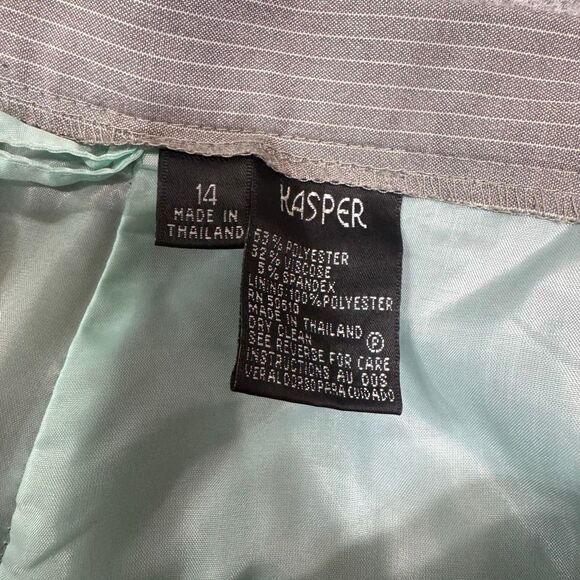 Kasper grey stripped trousr size 14 office wear - Picture 5 of 7